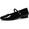 imageCoutgo Womens Mary Jane Flats Closed Square Toe Ballet Flat Dressy Comfortable Slip on Shoes