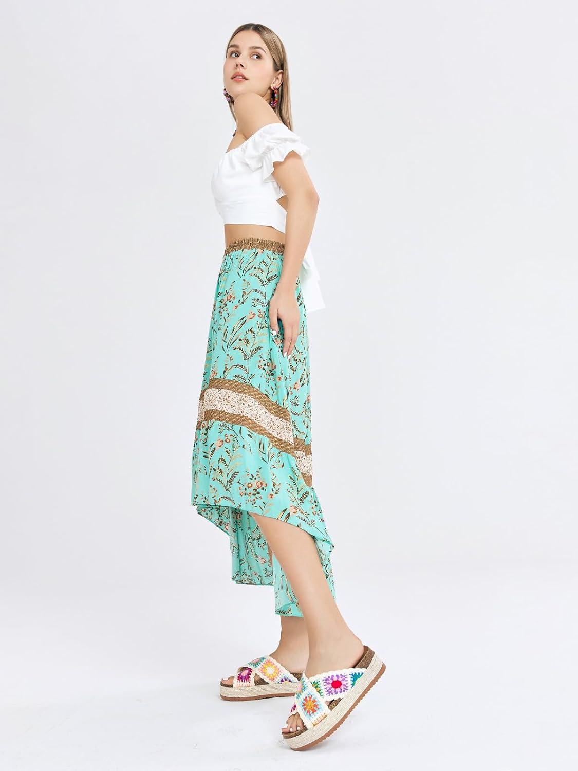 imageCoutgo Womens Platform Espadrille Sandals Flatform Floral Crochet Cork Open Toe Summer Beach Slide SandalsWhite1