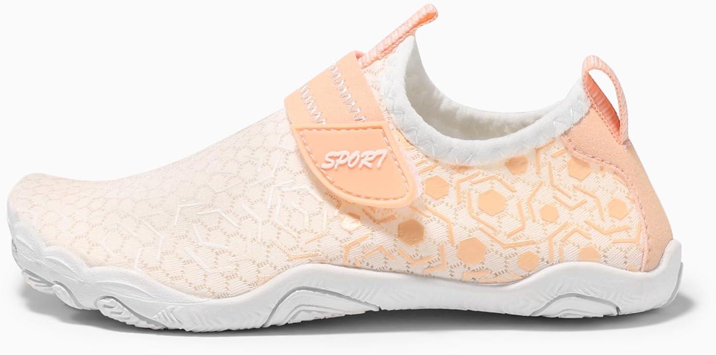 image:imageCoutgo Girls Water Shoes Slip On Hiking Outdoor Aqua Socks Quick Dry Lightweight Beach Swim Sports ShoesWhite
