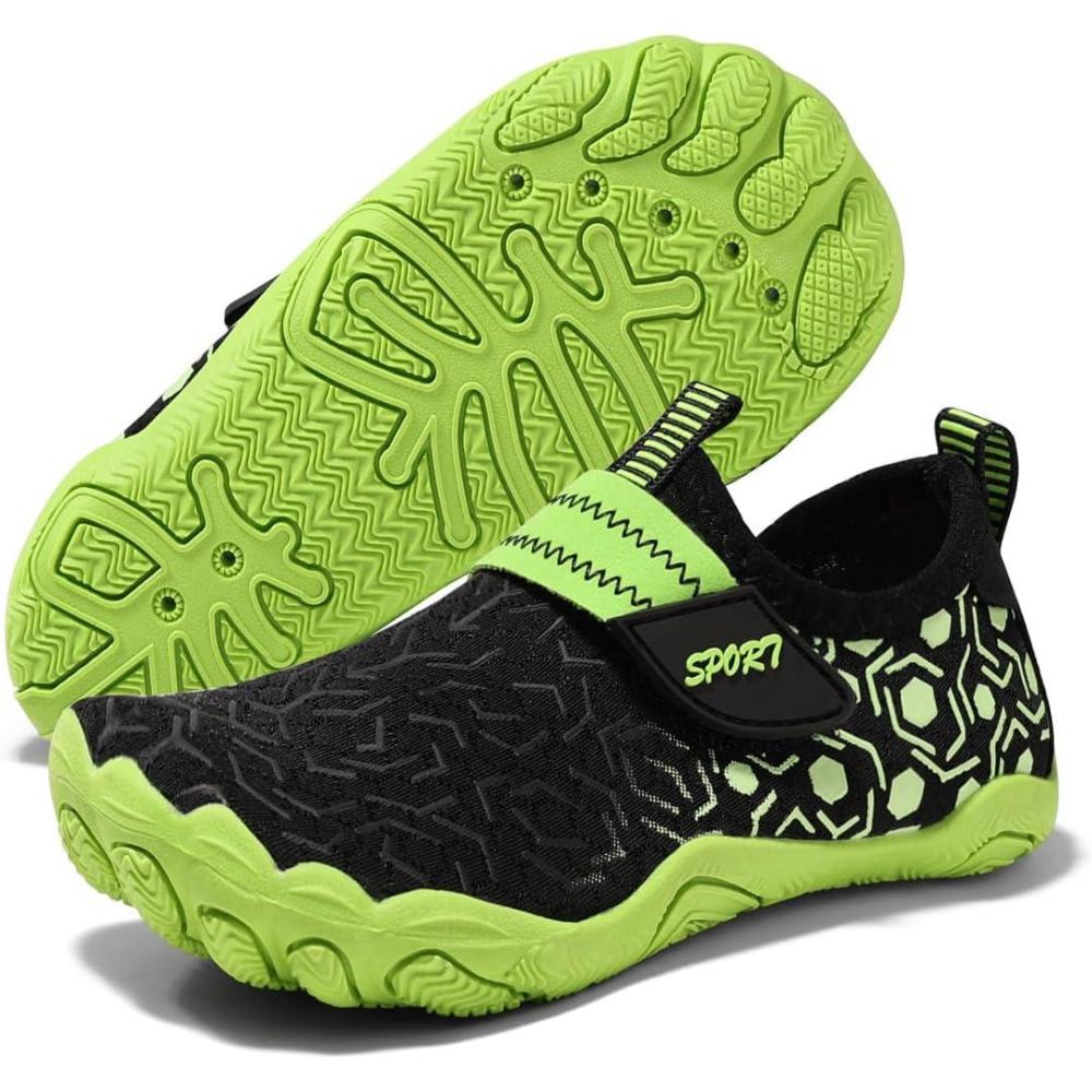 image:imageCoutgo Girls Water Shoes Slip On Hiking Outdoor Aqua Socks Quick Dry Lightweight Beach Swim Sports ShoesBlack