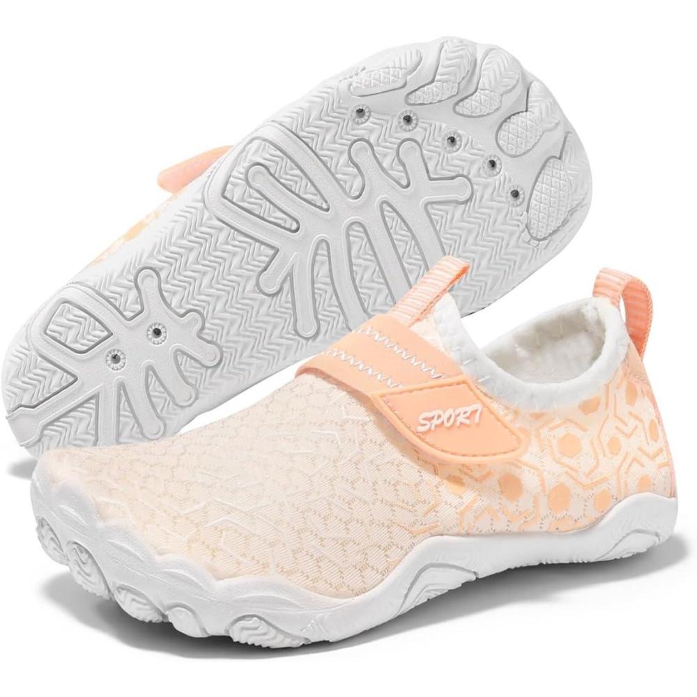 image:imageCoutgo Girls Water Shoes Slip On Hiking Outdoor Aqua Socks Quick Dry Lightweight Beach Swim Sports ShoesWhite