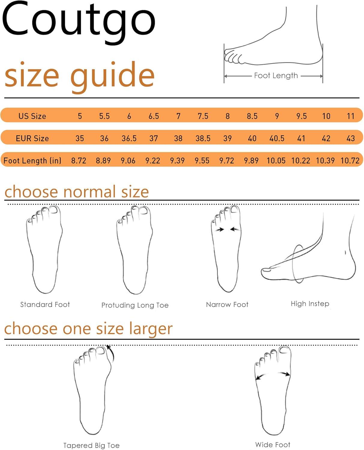 image:imageCoutgo Heels for Women Open Toe Boots Cutout Ankle Strap High Heel Chunky Block SandalsTan