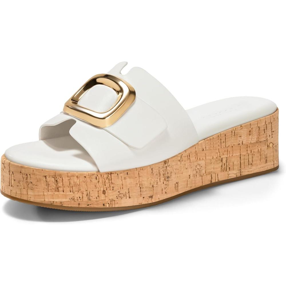 image:imageCoutgo Womens Platform SlidesWhite