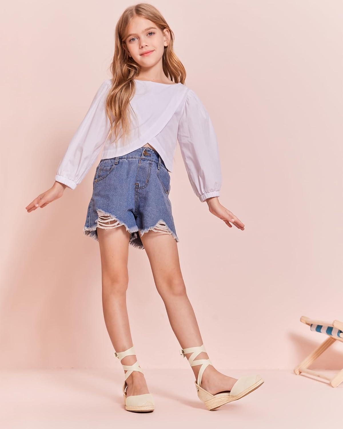image:imageCoutgo Girls Espadrille Platform Wedge Sandals Closed Toe Lace Up Ankle Strap Summer Shoes Toddler Little Big KidNude