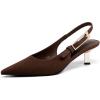 Dark Brown Suede