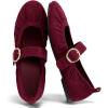Burgundy Suede
