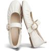 Cream White Pu