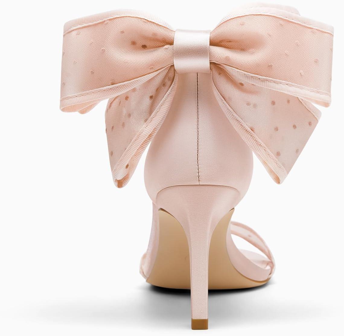 image:imageCoutgo Womens Open Toe Ankle Strap High Heel SandalsNude Pink
